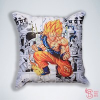 Suit The Bed - Cojin Dragon ball Goku- 40x40cm